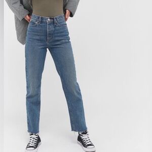 BDG Urban Outfitters High Rise Straight Leg Jeans